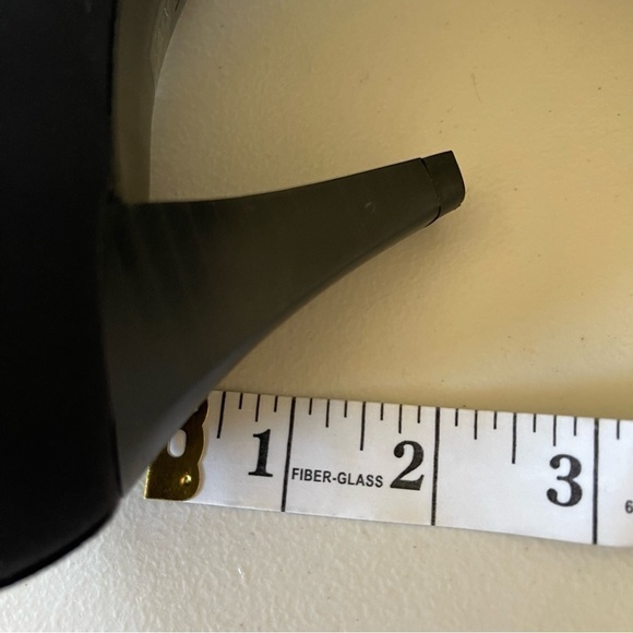 NWT Dressbarn Black Heels size 6 neoprene material no flaws - Picture 8 of 8